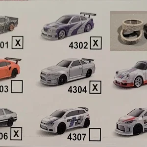 Slip-Grip tires for Jiabaile 4302 compatible models